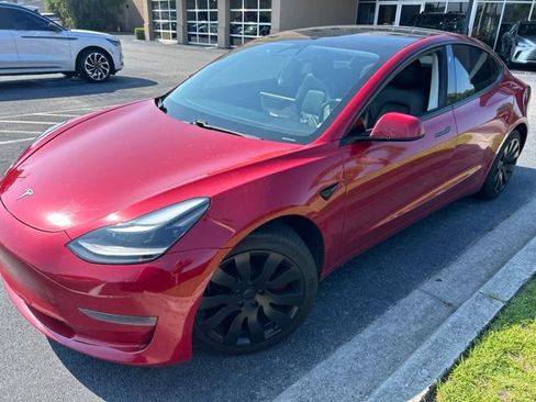 Used 2021 Tesla Model 3 Long Range AWD/4WD image 1