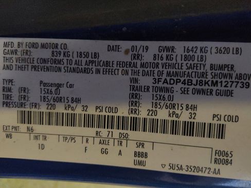 Used 2019 Ford Fiesta SE FWD image 33