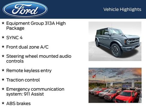 Certified 2023 Ford Bronco Outer Banks AWD/4WD image 5