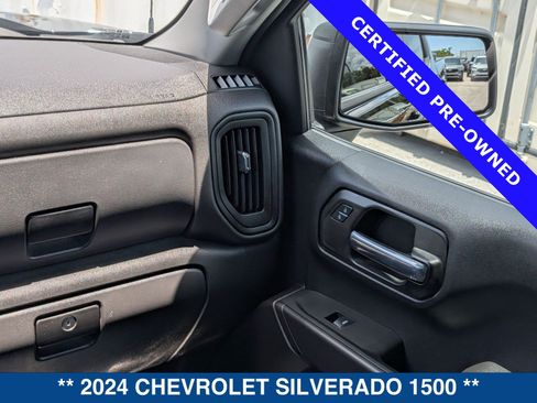 Used 2024 Chevrolet Silverado 1500 Custom w/ Turbomax Blackout Package AWD/4WD image 19