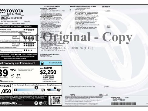 Used 2021 Toyota Venza XLE AWD/4WD image 13