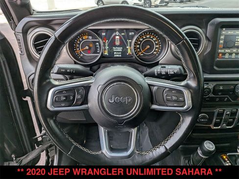 Used 2020 Jeep Wrangler Unlimited Sahara image 23