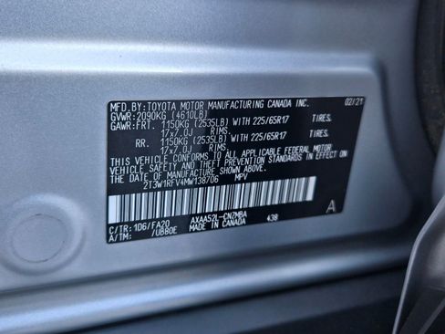 Used 2021 Toyota RAV4 XLE image 25