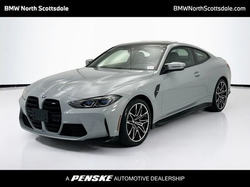 Used 2022 BMW M4 Coupe w/ Executive Package RWD image 1