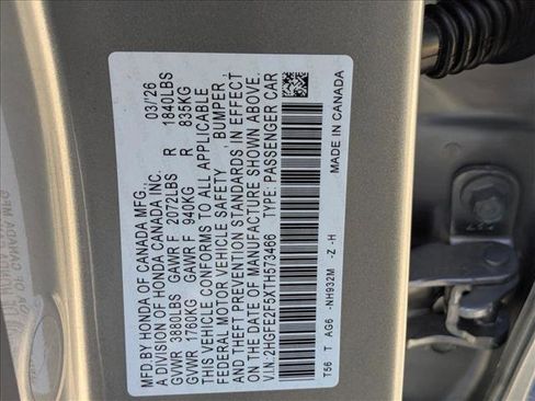 New 2026 Honda Civic Sport image 16