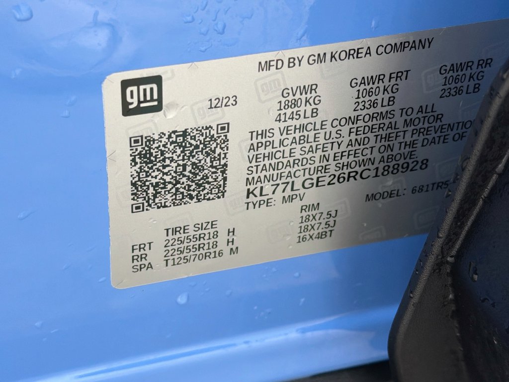 Used 2024 Chevrolet Trax RS w/ Driver Confidence Package FWD image 30