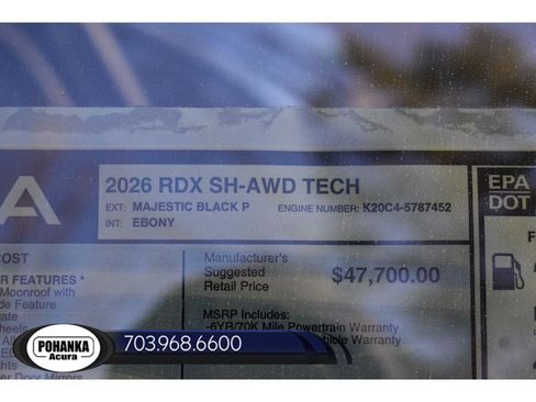 New 2026 Acura RDX w/ Technology Package AWD/4WD image 40