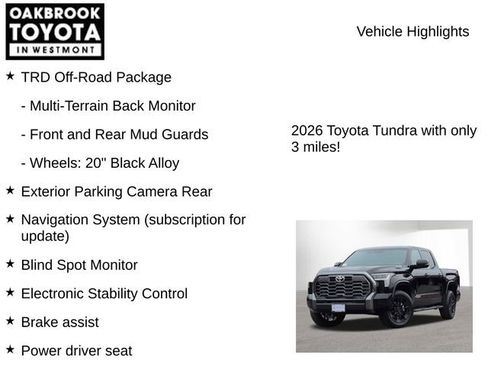 New 2026 Toyota Tundra Platinum image 7