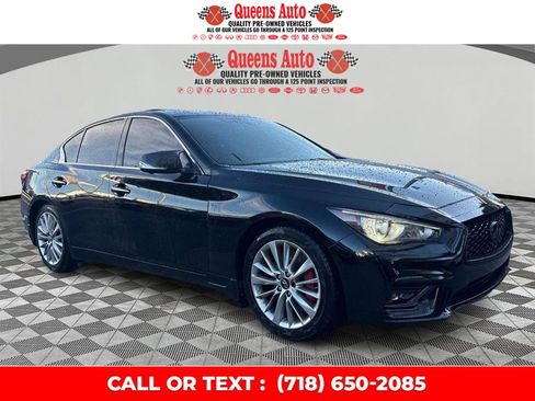 Used 2021 INFINITI Q50 Luxe w/ Cargo Package AWD/4WD image 9