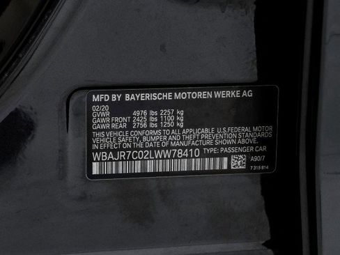 Used 2020 BMW 530i xDrive w/ Premium Package image 66