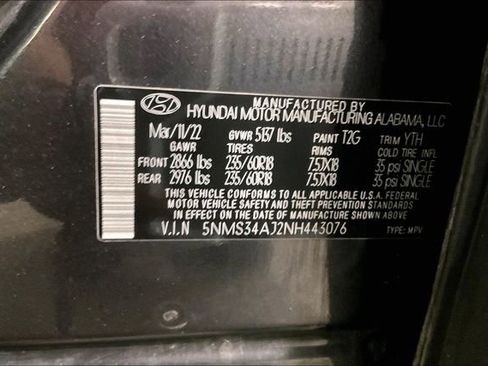 Used 2022 Hyundai Santa Fe SEL w/ Convenience + Premium Package FWD image 37