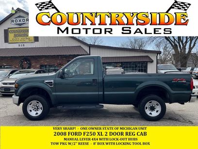 Used 2008 Ford F250 4x4 Regular Cab Super Duty