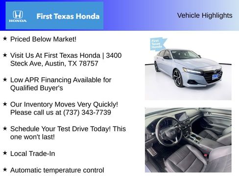 Used 2022 Honda Accord Sport Special Edition image 5