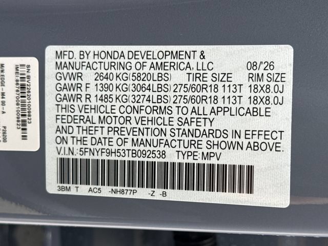 New 2026 Honda Passport TrailSport image 20