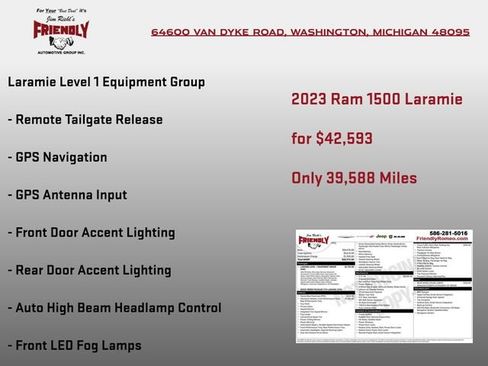 Used 2023 RAM 1500 Laramie AWD/4WD image 4