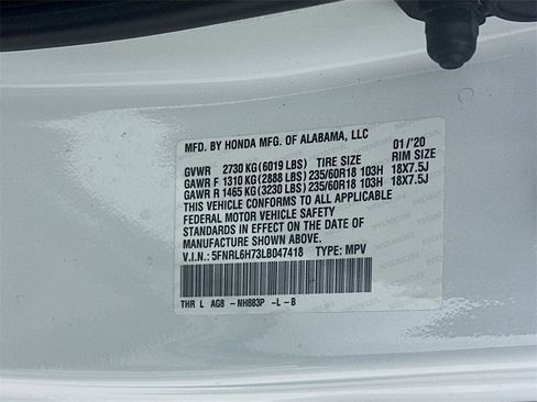 Used 2020 Honda Odyssey EX-L image 34