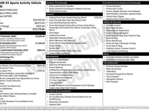 Certified 2023 BMW X5 xDrive40i w/ M Sport Package image 6