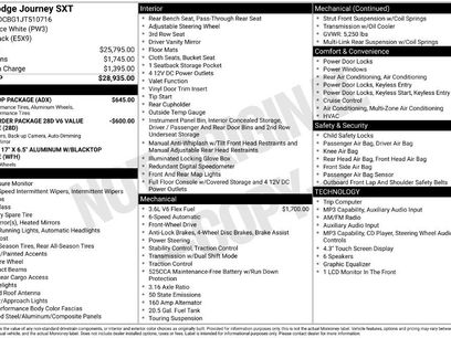 Used 2018 Dodge Journey SXT w/ Blacktop Package