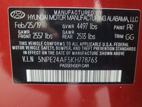 Used 2019 Hyundai Sonata SE FWD image 33