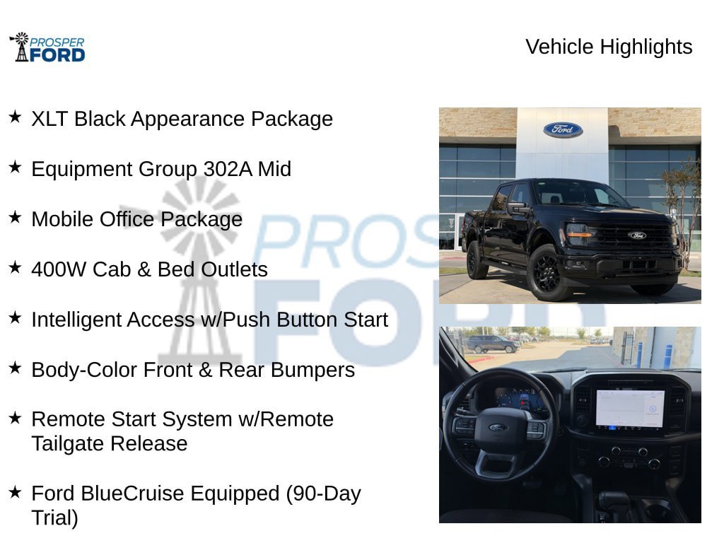 Used 2024 Ford F150 XLT w/ Equipment Group 302A MID AWD/4WD image 5