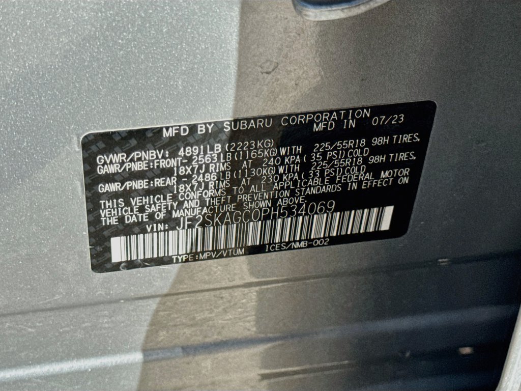 Used 2023 Subaru Forester Sport w/ Popular Package #2 AWD/4WD image 40