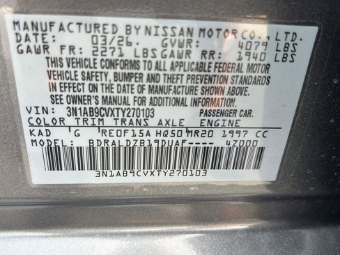 New 2026 Nissan Sentra SV w/ SV Convenience Package FWD image 35