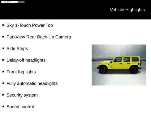 Used 2023 Jeep Wrangler Sahara 4xe w/ Cold Weather Group image 9