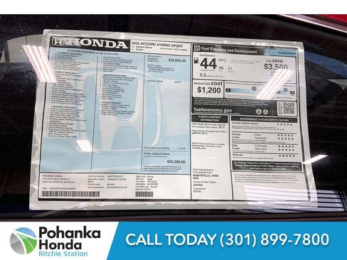 New 2025 Honda Accord Hybrid Sport image 22