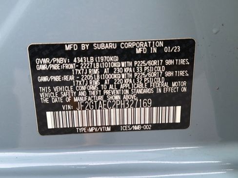 Certified 2023 Subaru Crosstrek 2.0i Premium image 53