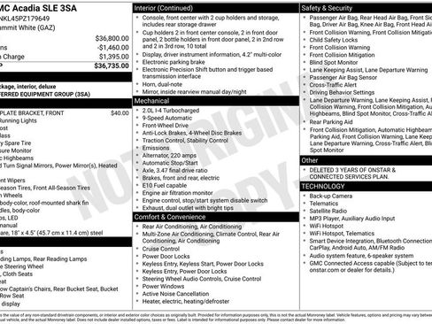 Used 2023 GMC Acadia SLE FWD image 38