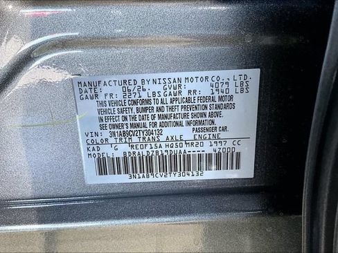 New 2026 Nissan Sentra SV FWD image 13