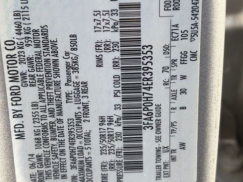 Used 2014 Ford Fusion SE image 14