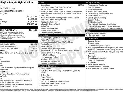 Certified 2023 Audi Q5 e Premium w/ Convenience Package AWD/4WD image 33
