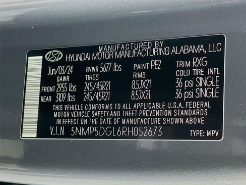 New 2024 Hyundai Santa Fe Calligraphy image 23