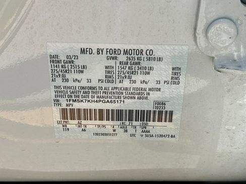 Certified 2023 Ford Explorer ST-Line w/ Class IV Trailer Tow Package RWD image 34