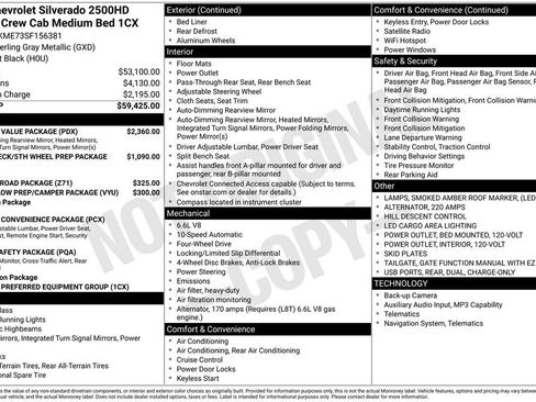 Used 2025 Chevrolet Silverado 2500 Custom w/ Custom Value Package AWD/4WD image 34