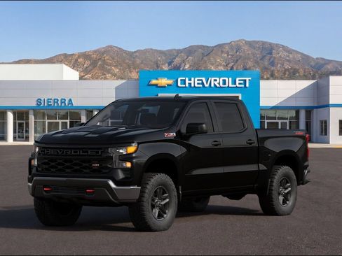 New 2026 Chevrolet Silverado 1500 Custom Trail Boss w/ Midnight Edition AWD/4WD image 1