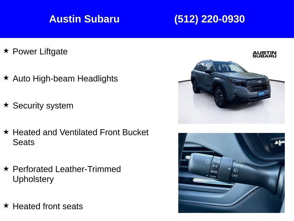 New 2026 Subaru Forester Touring AWD/4WD image 17