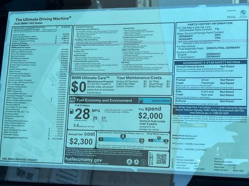 New 2025 BMW 740i image 29