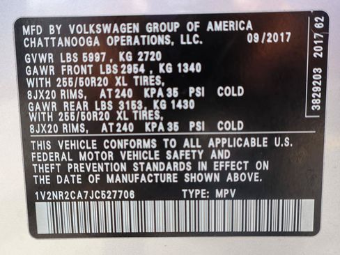 Used 2018 Volkswagen Atlas SEL Premium AWD/4WD image 45