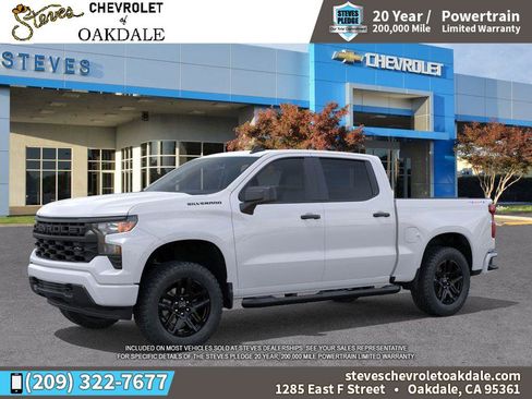 New 2026 Chevrolet Silverado 1500 Custom w/ Turbomax Blackout Package image 2