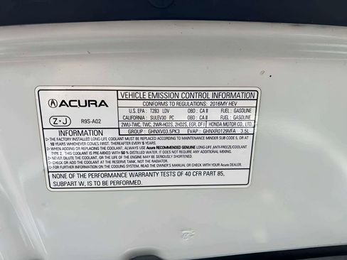 Used 2016 Acura RLX Sport Hybrid w/ Advance Pkg AWD/4WD image 42