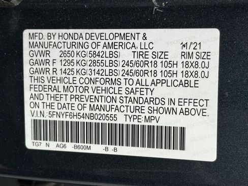 Certified 2022 Honda Pilot EX-L image 15