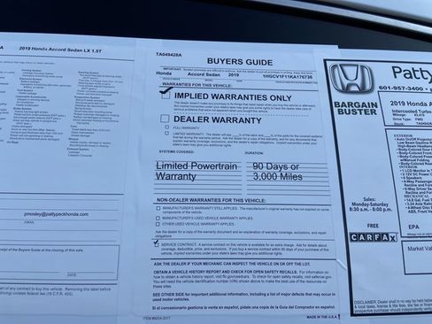 Used 2019 Honda Accord LX image 5