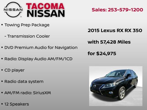 Used 2015 Lexus RX 350 AWD image 8