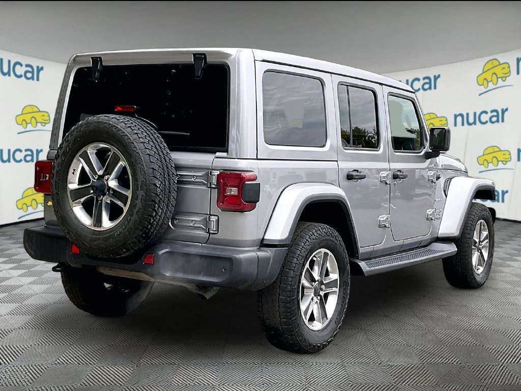 Used 2020 Jeep Wrangler Unlimited Sahara w/ Uconnect 4C Nav & Sound Group AWD/4WD image 6