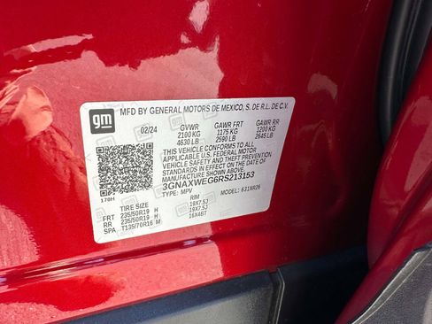 Certified 2024 Chevrolet Equinox RS image 35