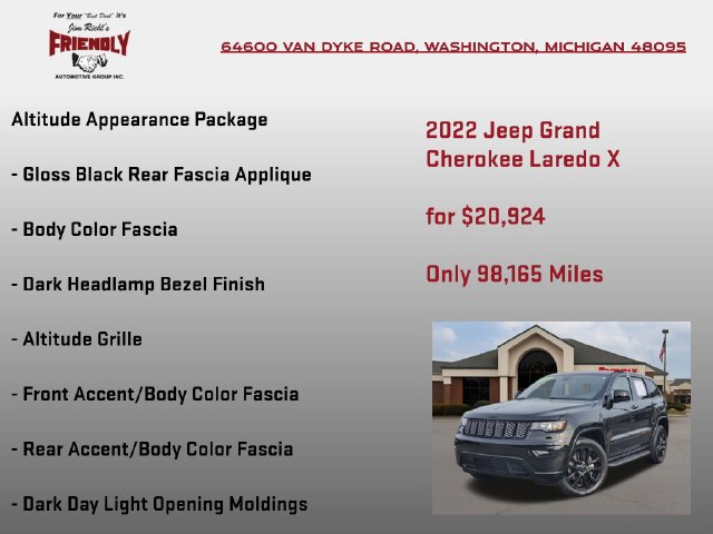 Used 2022 Jeep Grand Cherokee Laredo X AWD/4WD image 15