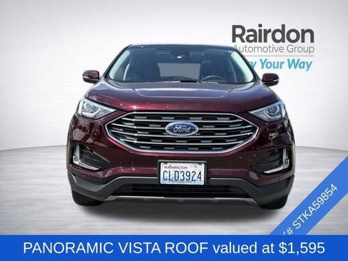 Used 2021 Ford Edge Titanium w/ Class II Trailer Tow Package AWD/4WD image 2