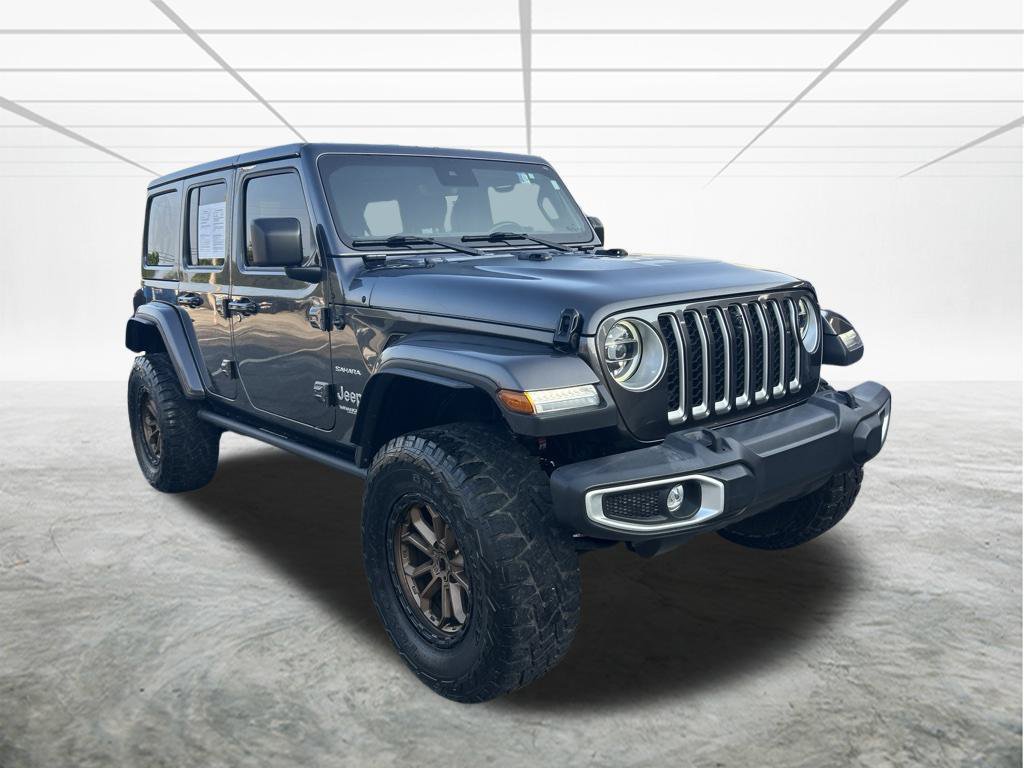 Used 2022 Jeep Wrangler Unlimited Sahara w/ LED Lighting Group AWD/4WD image 2
